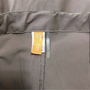 Lucy Khaki Cargo Pants Sz Small  Nylon/Spandex